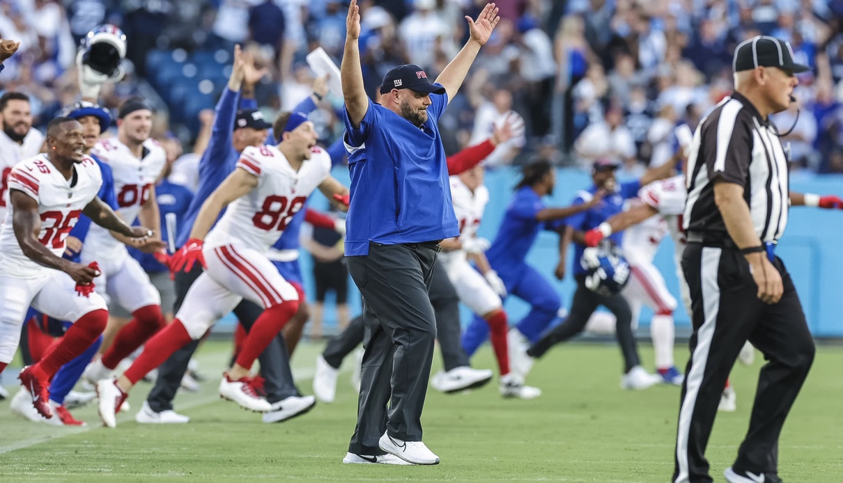 New York Giants Upset  Tennessee Titans&nbsp;21-20
