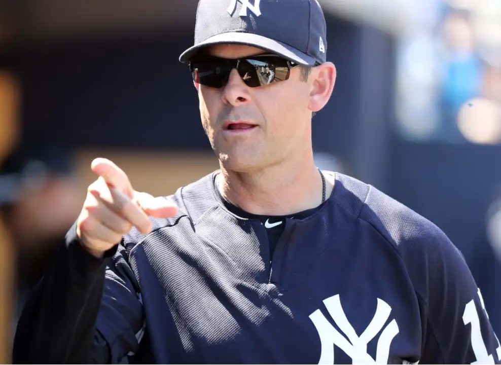 Yankee Manager Aaron Boone Tries to Fire Up the Team, But They Lose to&nbsp;Astros