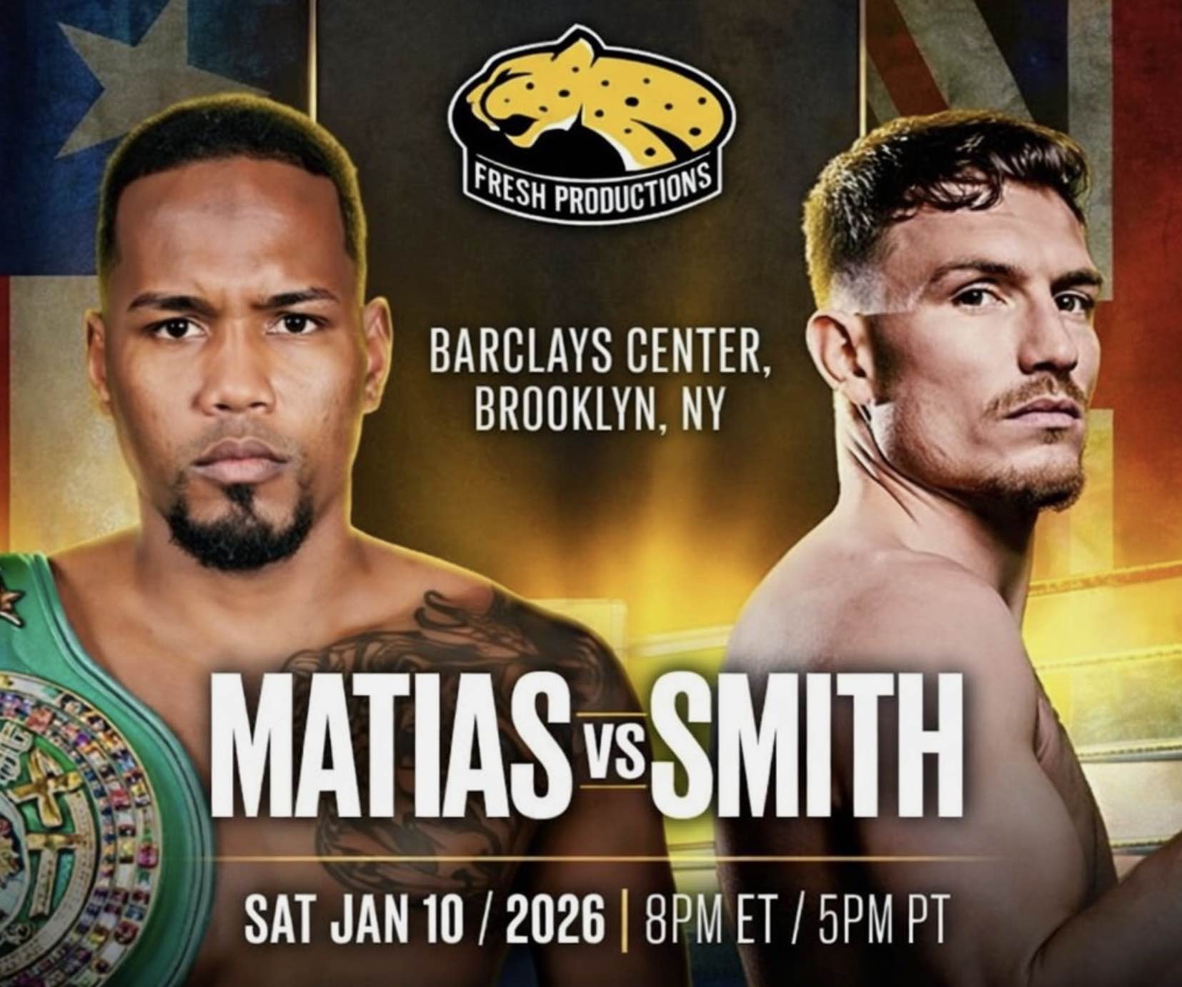 Watch Boxing’s “Matias vs Smith” Title Bout at Hoops Cabaret and Sports&nbsp;Bar