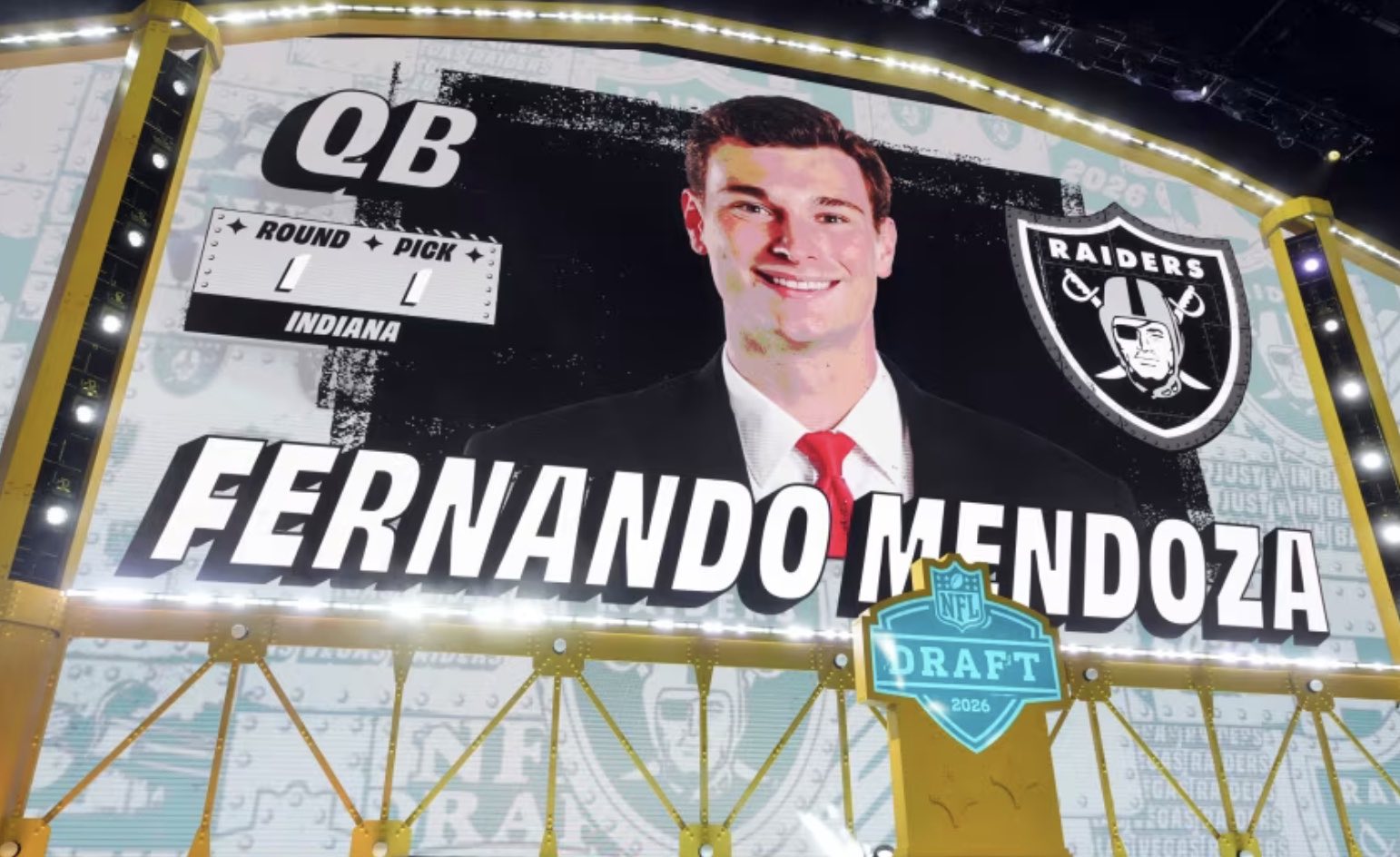 Heisman-Winning QB Fernando Mendoza Goes No. 1 Overall in the 2026 NFL Draft Heisman-Winning QB Fernando Mendoza Goes No. 1 Overall in the 2026 NFL Draft